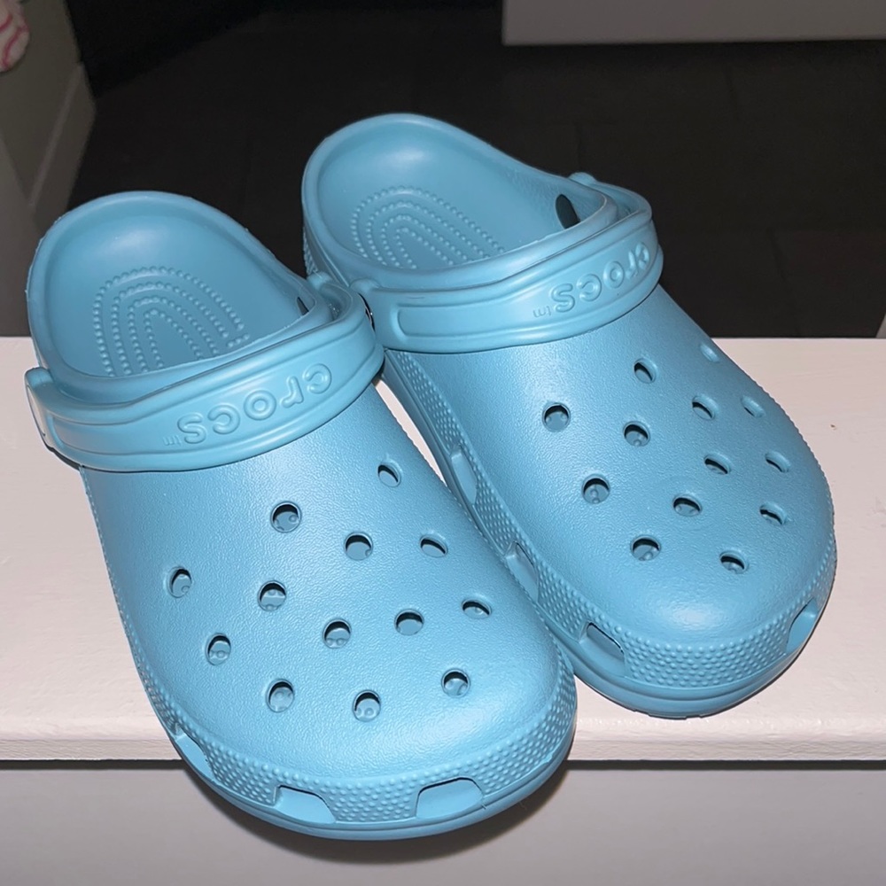 Blue Crocs